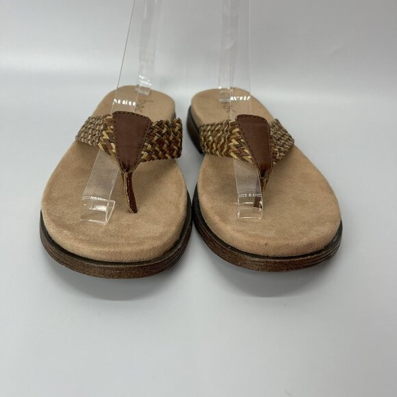 B.O.C Woven Flip‎ Flop Thong Sandals Womens 8 Slide Flats Summer Casual Beach - Picture 6 of 12